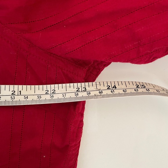Ariat Womens XXL Red Embroidered Western Snap Front Shirt Fitted, Long Sleeve - Picture 10 of 11
